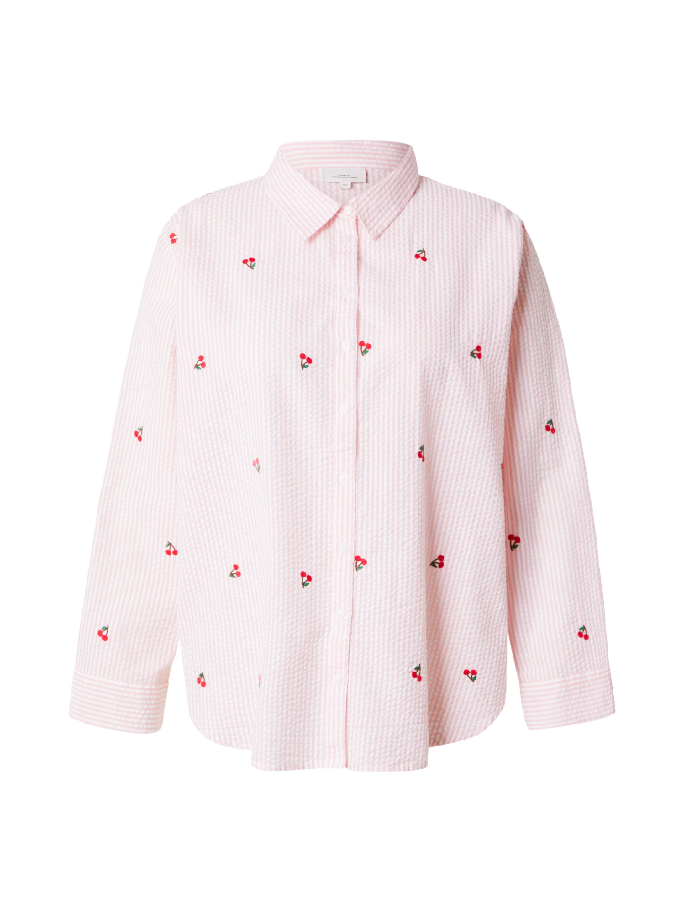 ONLY Carmakoma Μπλούζα 'CARNEW LINA GRACE' σε ροζ: μπροστά