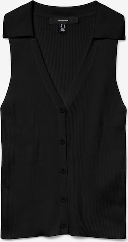 VERO MODA Strickweste 'VMWillow' in Schwarz: Vorderseite