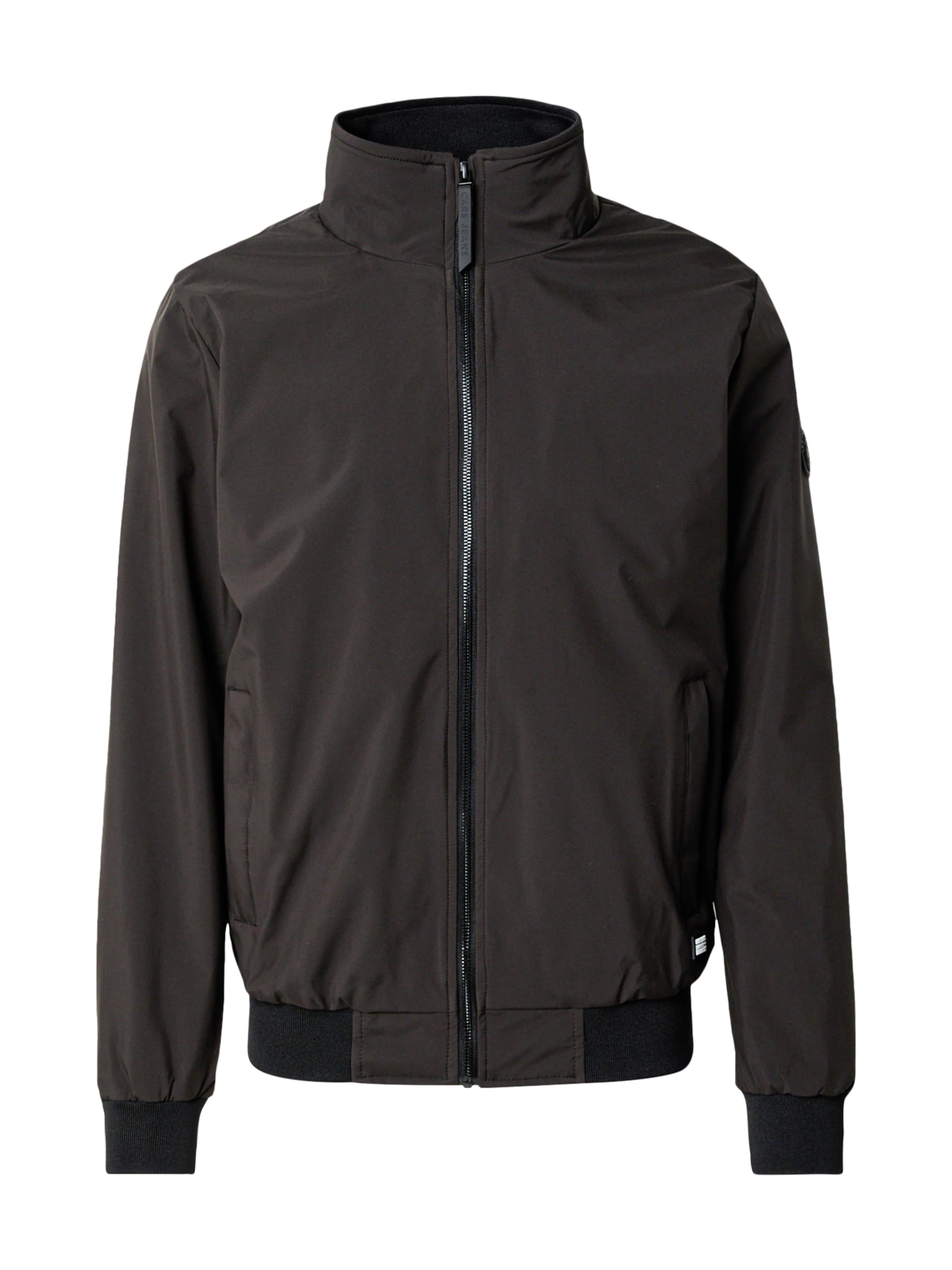 Cars JeansPrijelazna jakna 'REZOR' - crna boja: prednji dio