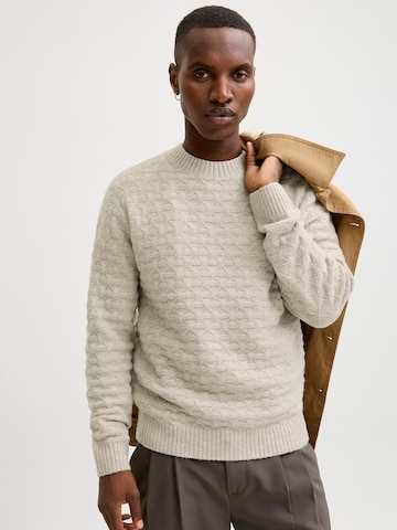JACK & JONES Sweter 'JPRBLasimon' w kolorze szary