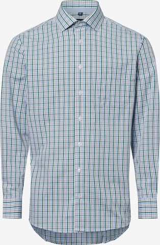 Andrew James Hemd ' ' in Blau: Vorderseite