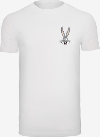 F4NT4STIC Shirt 'Looney Tunes Bugs Bunny' in Weiß: predná strana