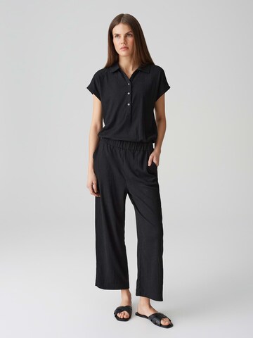 OPUS Jumpsuit 'Melti' in Schwarz: Vorderseite