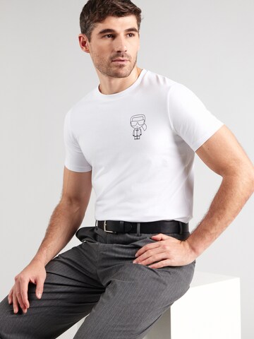 Karl Lagerfeld Póló - fehér: elől