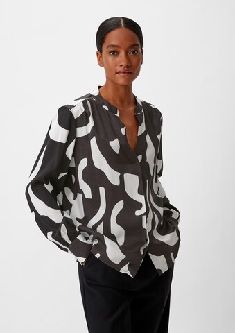 COMMA Bluse in Schwarz: Vorderseite