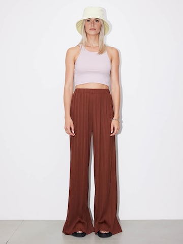 LeGer by Lena Gercke Wide leg Trousers 'Darja' in Brown