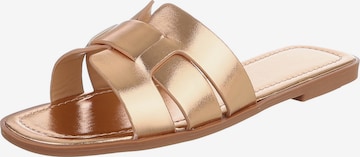 Ital-Design Mules in Beige: front