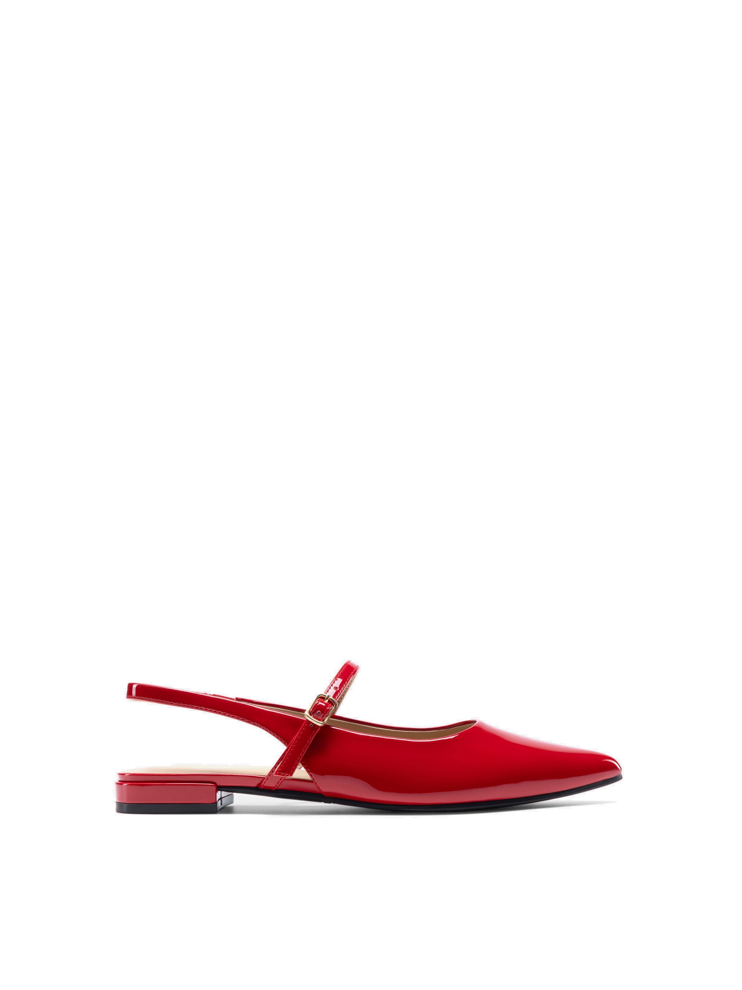 Dream Pairs Ballet Flats in Red