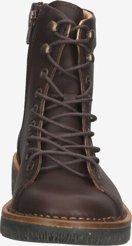 EL NATURALISTA Lace-Up Ankle Boots in Brown