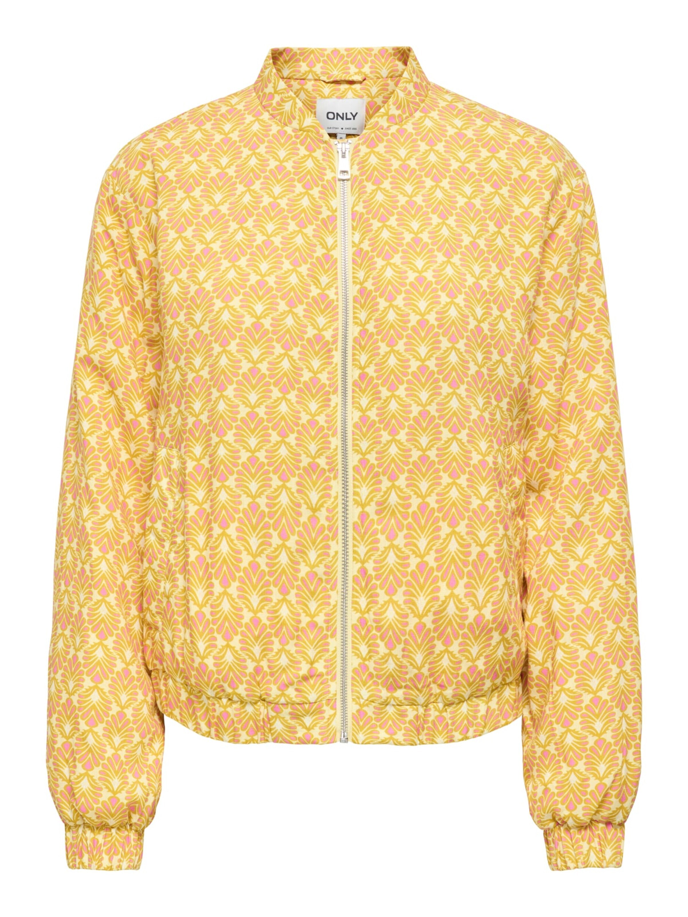 ONLY Between-season jacket 'Biana' in Yellow: front