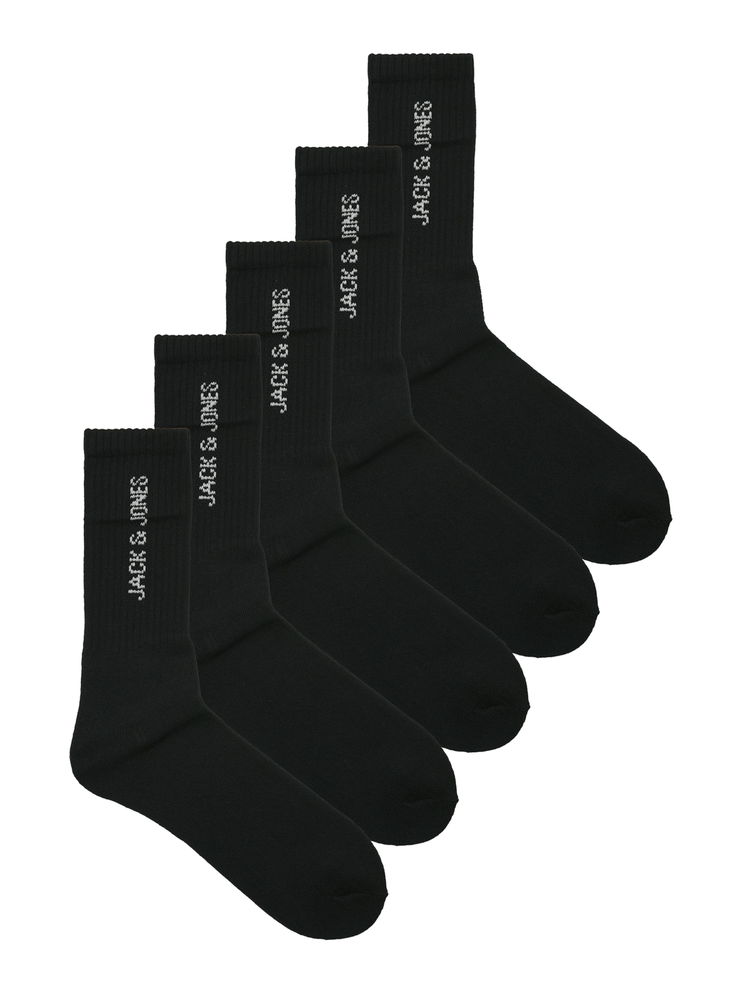 JACK & JONES Носки 'JACREGEN' в Черный: спереди