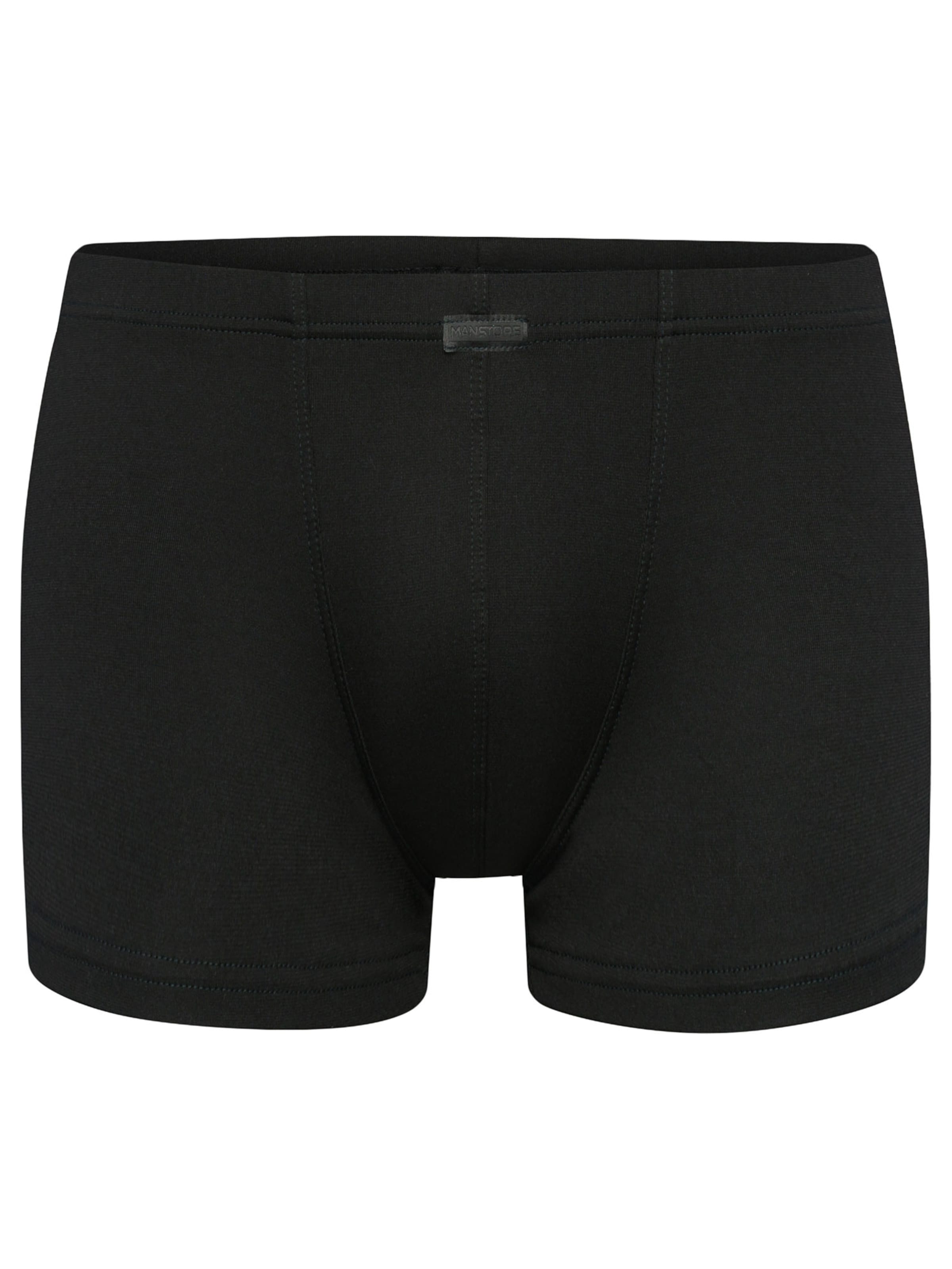 Manstore Boxer shorts ' M2569 Micro Pants ' in Black: front