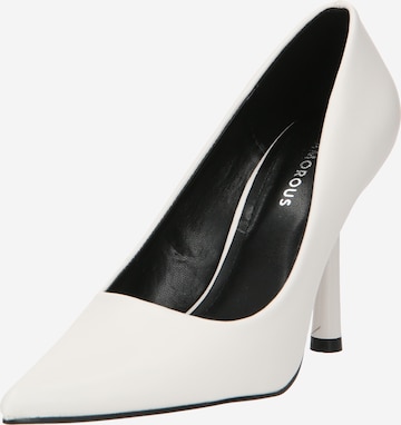 GLAMOROUS - Zapatos con plataforma en blanco: frente