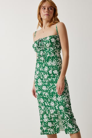 žalia Happiness İstanbul Vasarinė suknelė