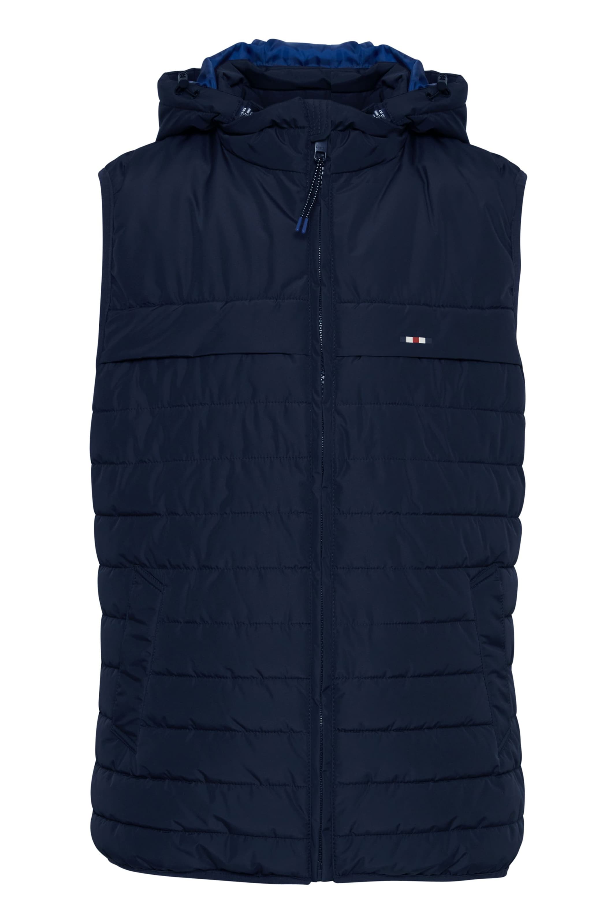 FQ1924 Bodywarmer 'Danial' in Blauw: voorkant