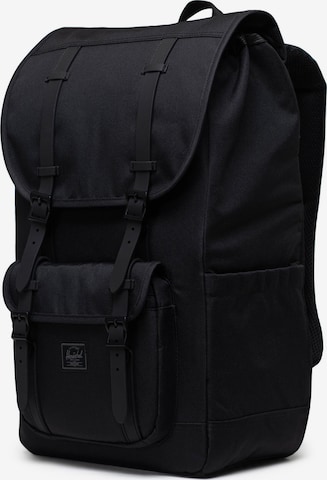 Herschel Backpack 'Little America' in Black: front