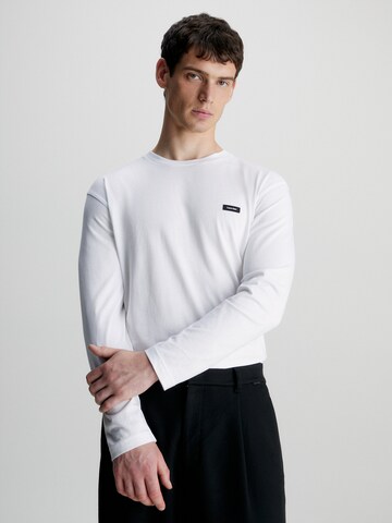 Calvin Klein Shirt in Wit: voorkant