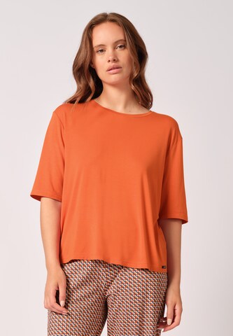 T-shirt Skiny en orange : devant