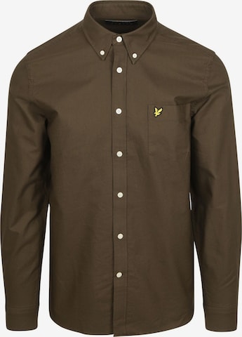 Lyle & Scott Regular Fit Hemd in Grün: Vorderseite