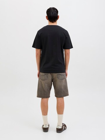 T-Shirt 'JORALMERIA PALMS' JACK & JONES en noir
