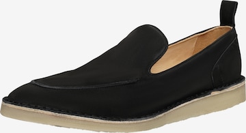 Henry Stevens Classic Flats 'William L' in Black: front