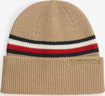 TOMMY HILFIGER Mütze in Braun: Vorderseite
