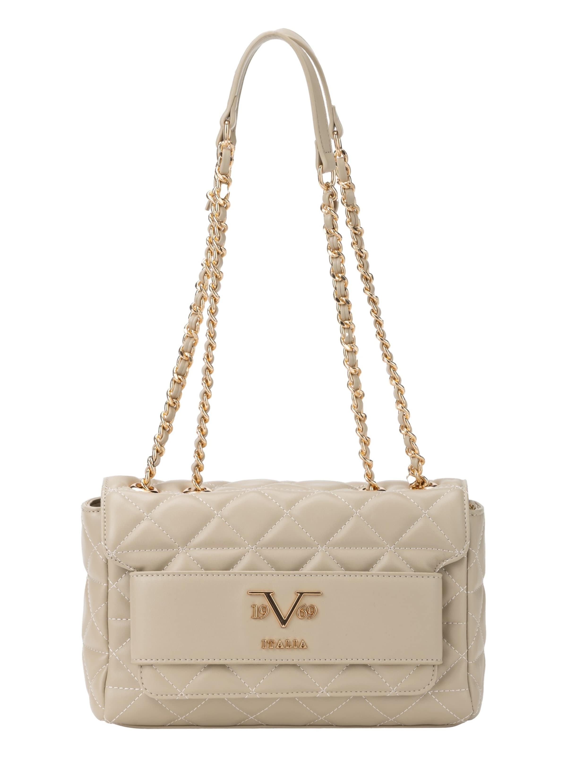 pelēks 19V69 ITALIA Pleca soma 'Gaia': no priekšpuses