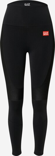 EA7 Emporio Armani Sporthose in hellorange / schwarz / weiß, Produktansicht