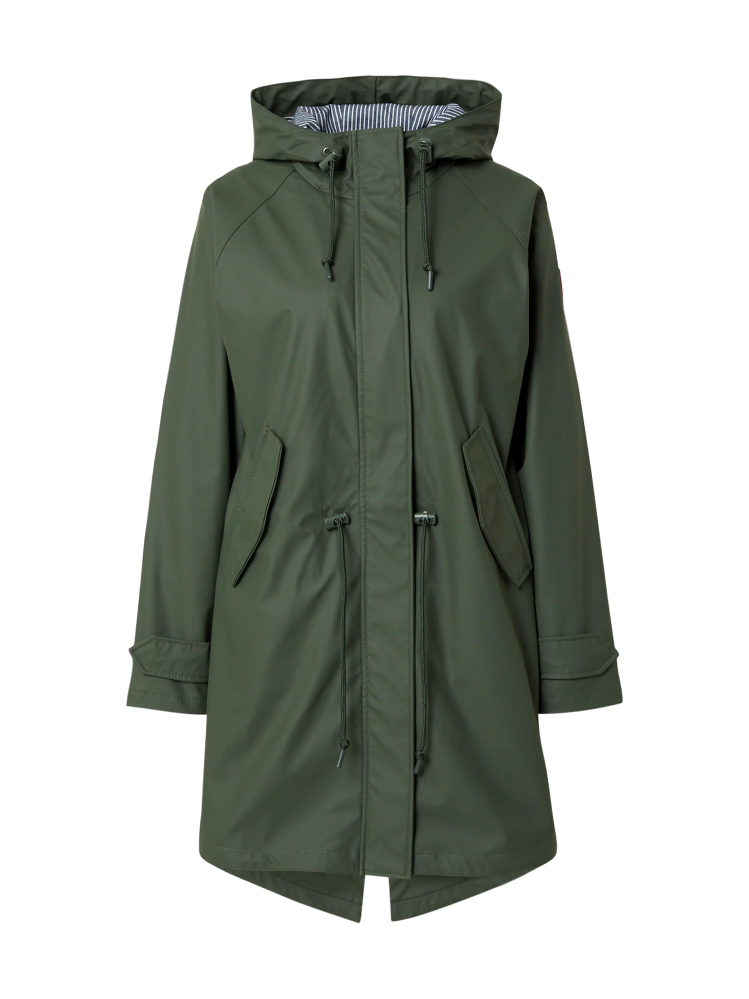 Cappotto funzionale 'Travel Friese Fisher' di Derbe in verde: frontale