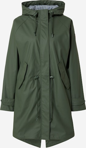 Cappotto funzionale 'Travel Friese' di Derbe in verde: frontale