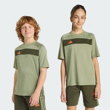 T-Shirt fonctionnel 'Tiro 25 Essentials' ADIDAS PERFORMANCE en vert : devant
