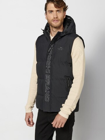 Gilet KOROSHI en noir