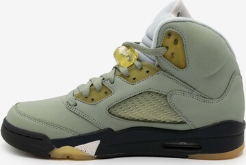 NIKE High-Top Sneakers 'Jordan 5 Retro' in Green: front
