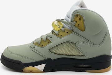 Baskets hautes 'Jordan 5 Retro' NIKE en vert : devant