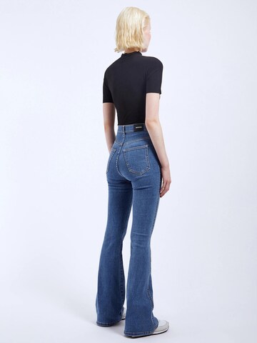 Dr. Denim Skinny Jeans 'Moxy High Flare' in Blue