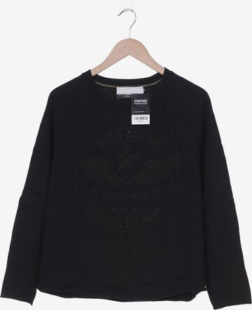 MOS MOSH Sweatshirt & Zip-Up Hoodie in XL in Black: front
