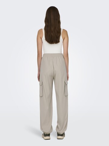 ONLY Wide leg Cargo Pants 'ONLCashi' in Grey