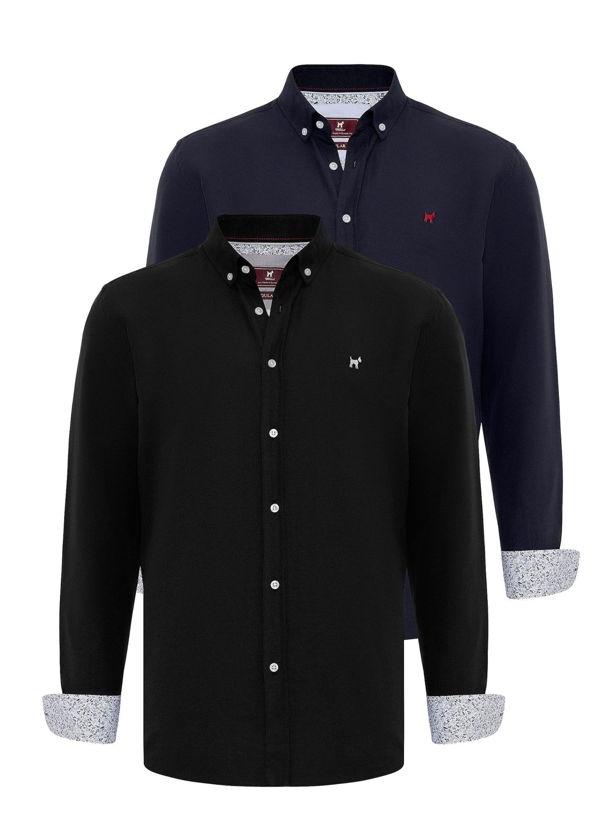 Williot Regular fit Button Up Shirt in Blue: front