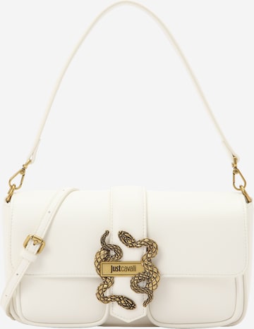 Borsa a spalla 'ICONIC' di Just Cavalli in bianco: frontale