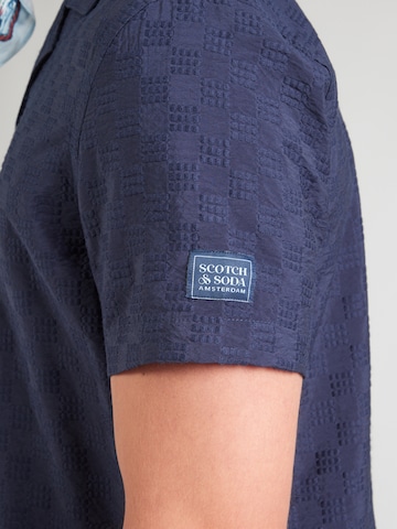 SCOTCH & SODA Regular fit Srajca | modra barva