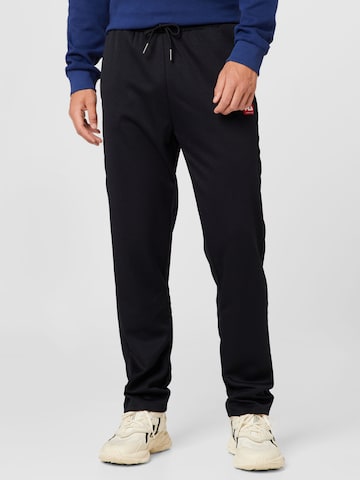 FILA Tapered Pants 'TREVISO' in Black: front