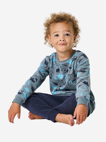 SCHIESSER Pyjama ' Boys World ' in Grün