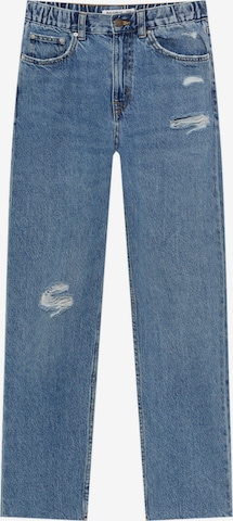 Pull&Bear Regular Jeans in Blue: front