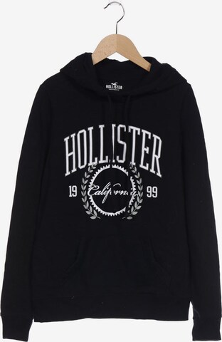 HOLLISTER Sweatshirt & Zip-Up Hoodie in S in Black: front