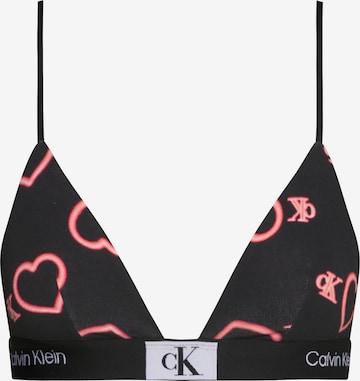 Calvin Klein Underwear Triangle Bra in Black: front