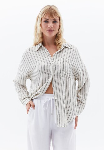 OXXO Blouse in Groen: voorkant