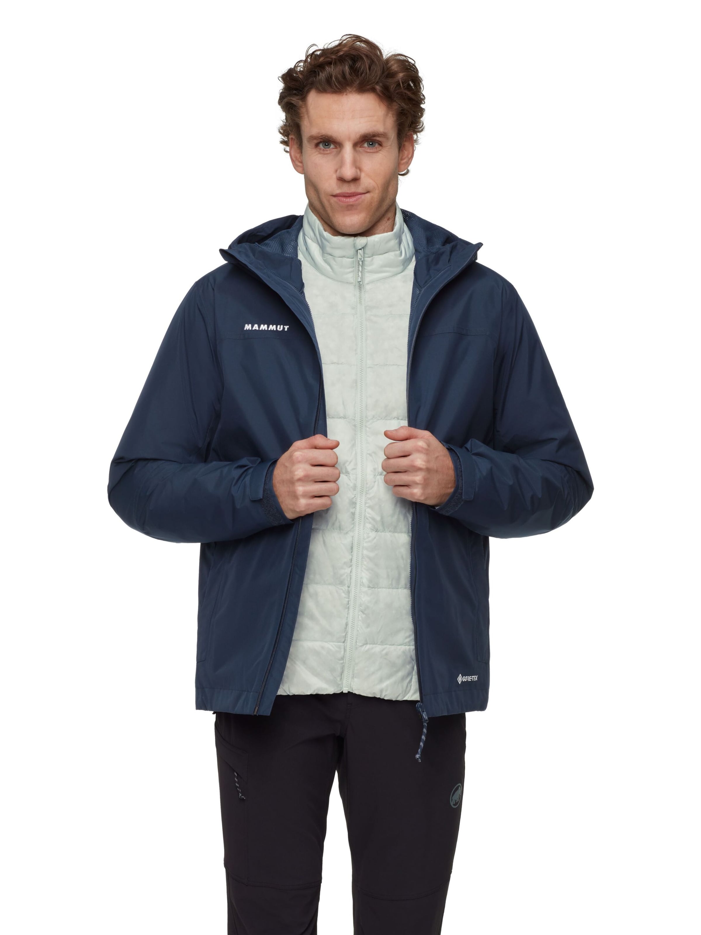 MAMMUT Outdoor jacket in Blue: front