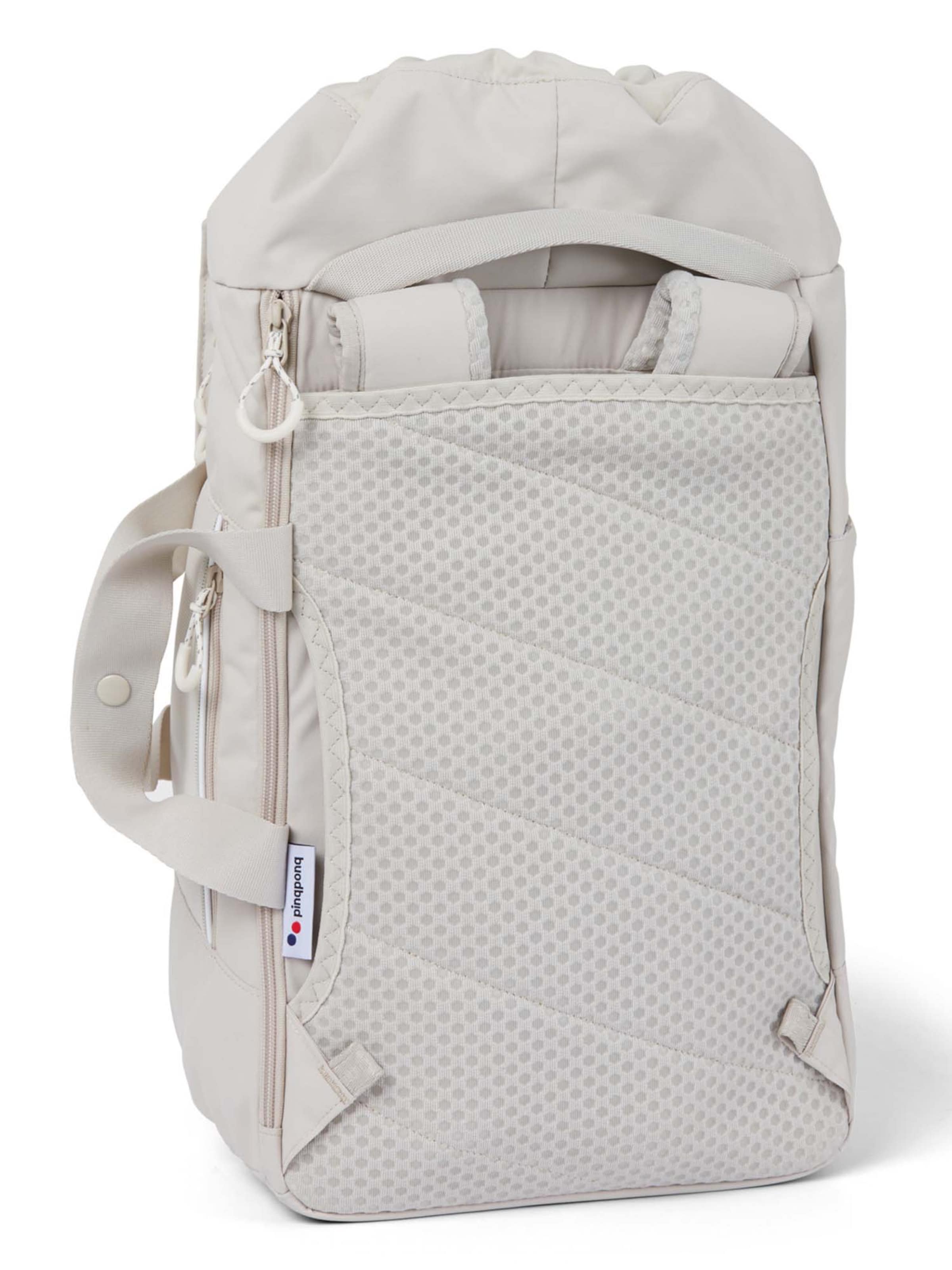 pinqponq Rucksack 'Blok Medium' in Weiß