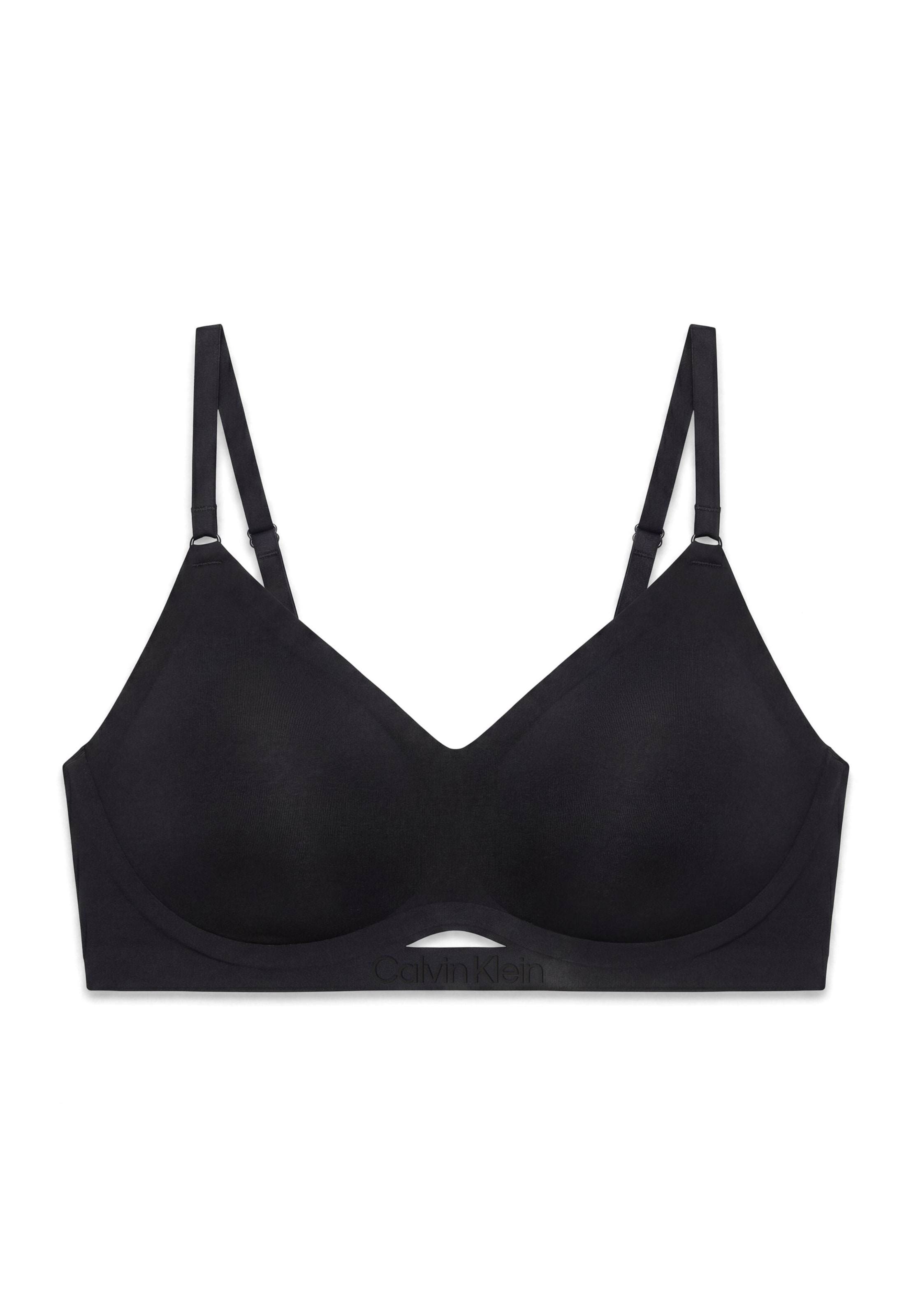 Calvin Klein Korzetová Podprsenka – černá: přední strana