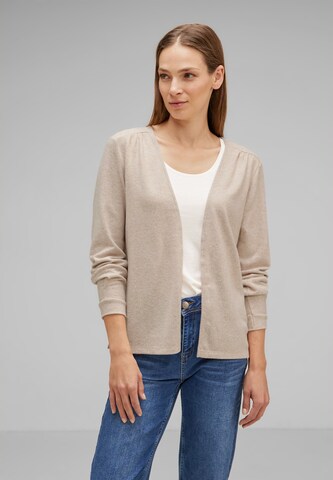 STREET ONE Knit Cardigan 'New Jacy' in Beige: front